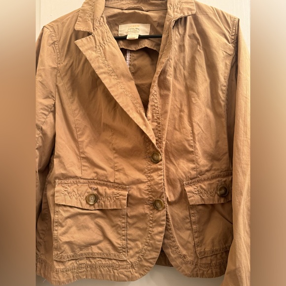 J. Crew Women’s Classic Twill Chino Jacket Size L - Picture 5 of 6